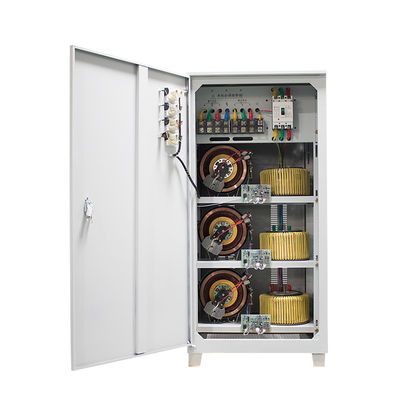 qualité  Automatic Voltage Regulator 75KVA Three Phase Servo Motor Type Stabilizer AVR TNS SVC 75KW 380V 440V 480V 415V Usine