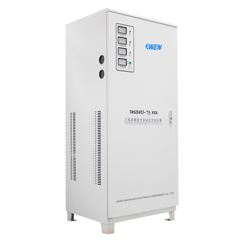 TNS ((SVC) -75KVA stabilisateur de puissance CA régulateur de tension automatique à trois phases stabilisateurs AVR 380V 230V 220V 400V 415V 440V 480V