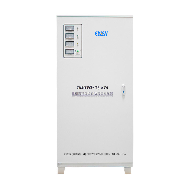 Régulateur de tension automatique 75KVA Servo moteur à trois phases Stabilisateur AVR TNS SVC 75KW 380V 440V 480V 415V