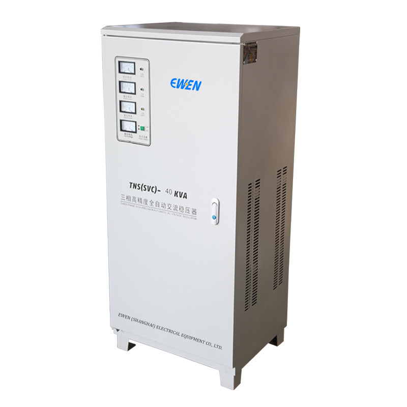 40KVA Stabilisateur de tension industriel à trois phases AC Power Servo Régulateur de tension automatique 380V 400V 415V 480V