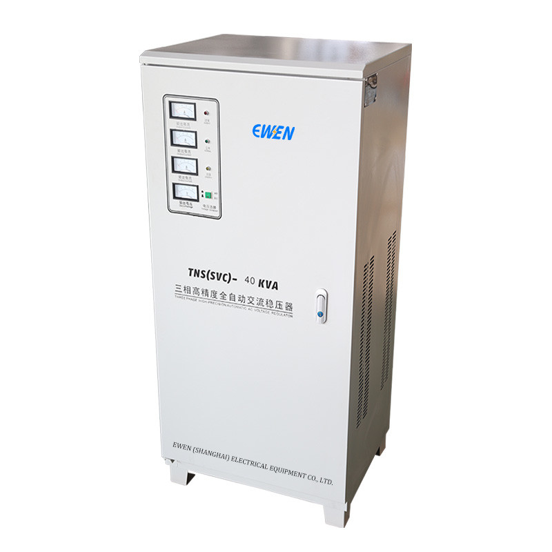 Vente en usine Stabilisateur de tension à trois phases 40KVA Servo AVR à trois phases régulateur de tension automatique 380V 415V 400V
