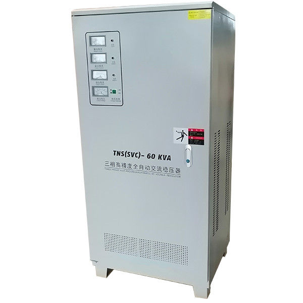 Stabilisateur électrique complètement automatique triphasé de tension à C.A. de TNS-60KVA
