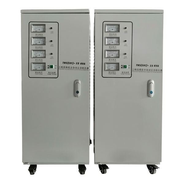 15KVA Three Phase Voltage Stabilizer With Pointer Meters And Copper Coils 50hz